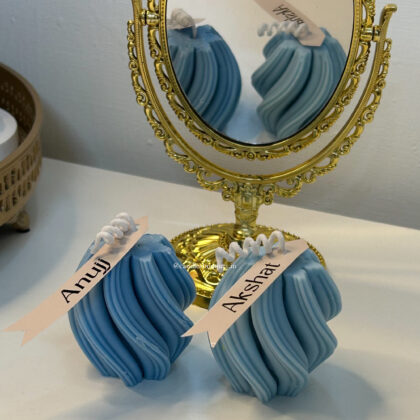 Shop Full Width Swirl Pillar candle