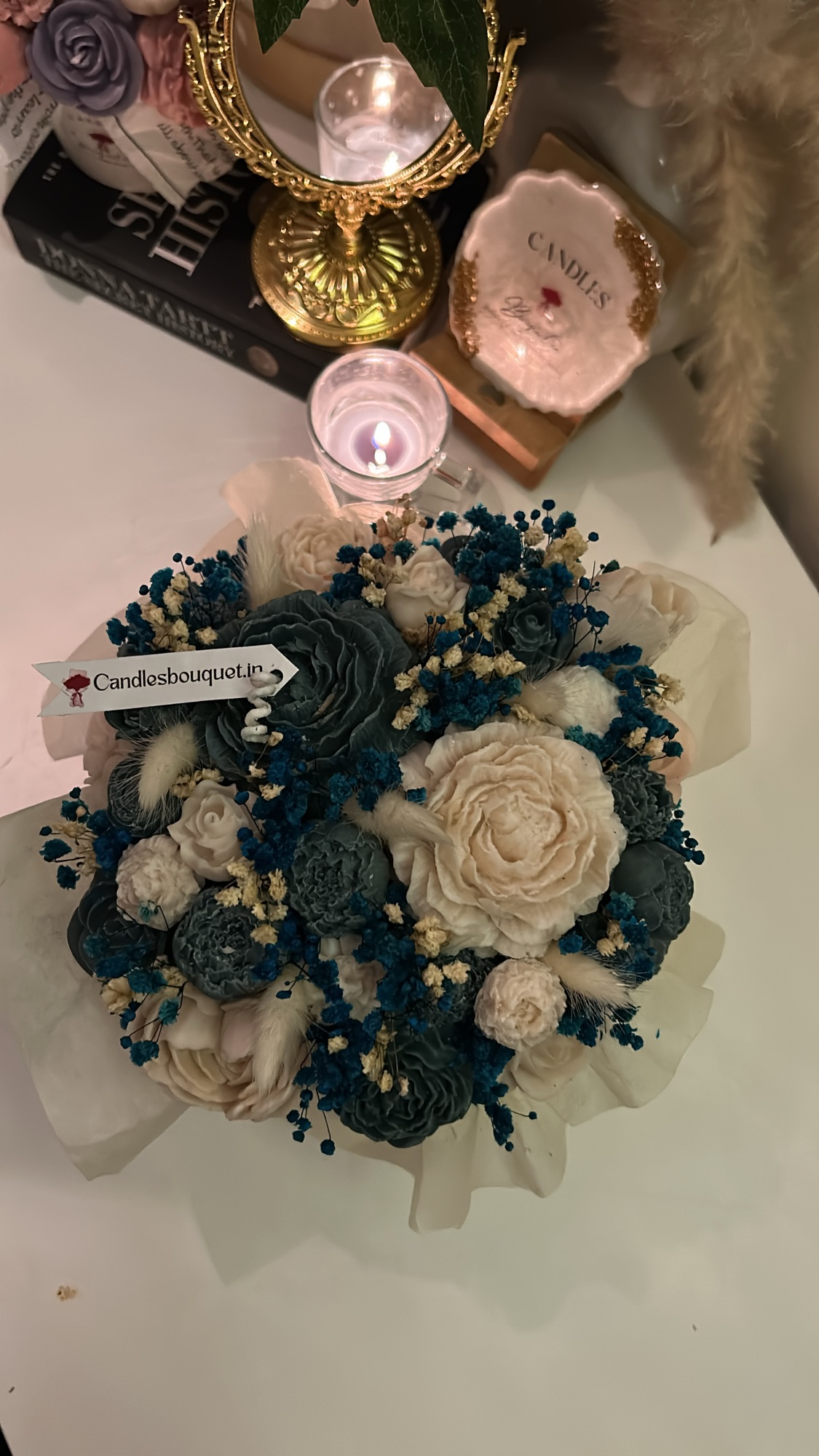 Arabic Gucci Flora Candle Bouquet Arabic Gucci Flora Candle Bouquet