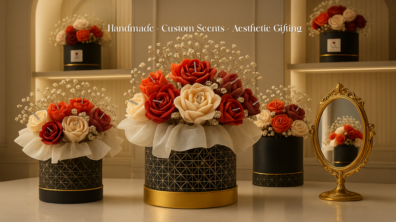 Candles Bouquet Candlesbouqet.in web banner