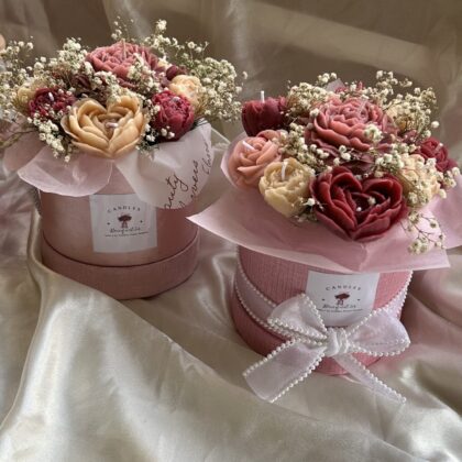 Mauve Candle Bouquet (Disney edition)