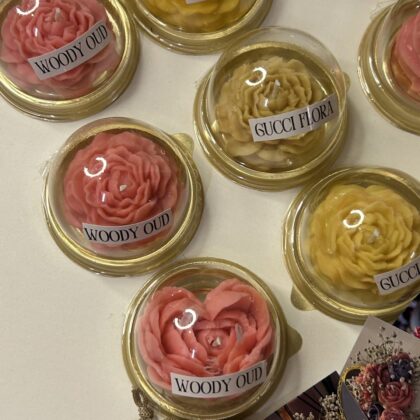 Shop Full Width Single Floral candle