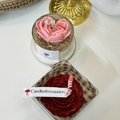 Jar candle + peony Combo