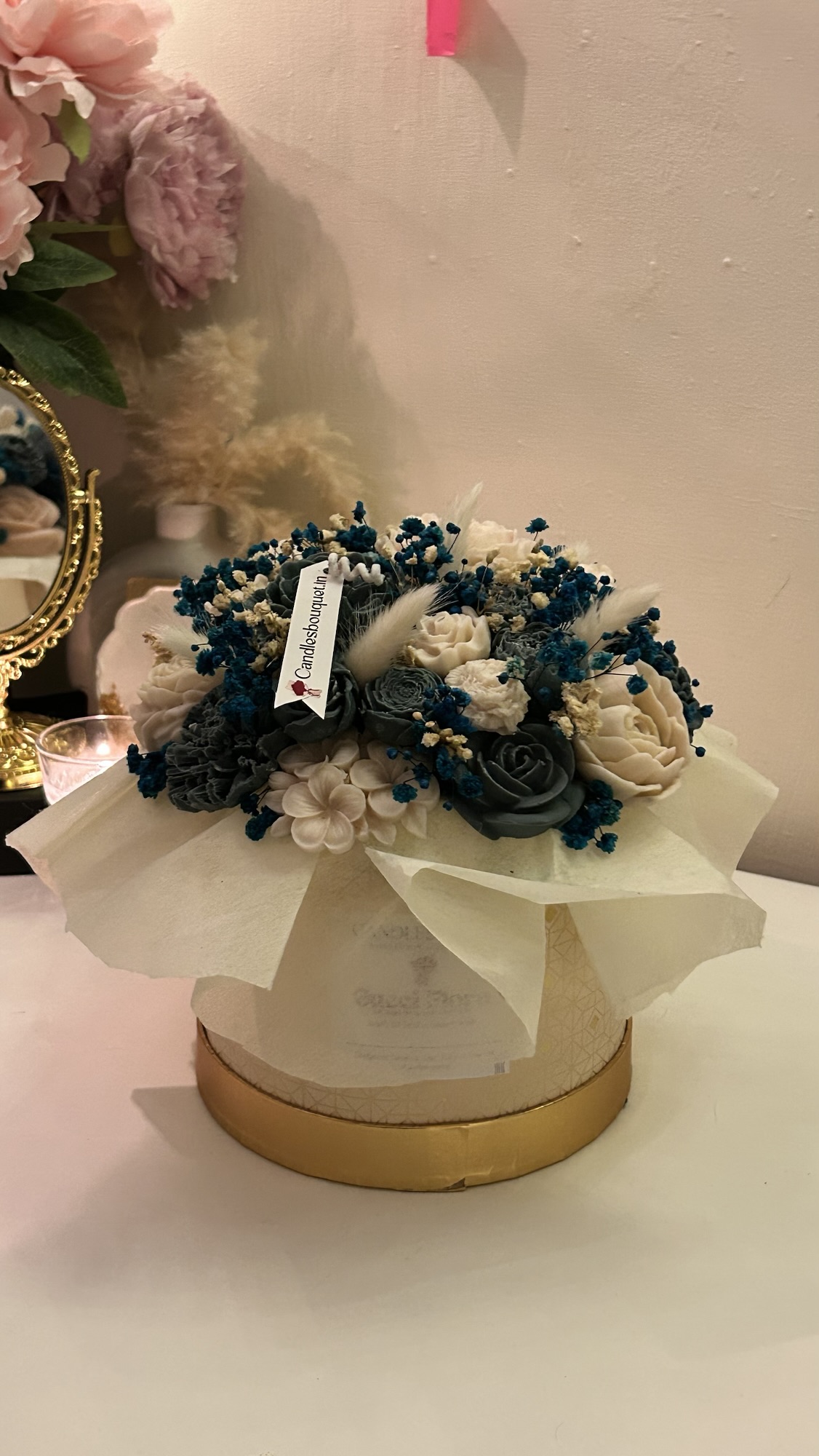 Arabic Gucci Flora Candle Bouquet (Large Size) Arabic Gucci Flora Candle Bouquet (Large Size)