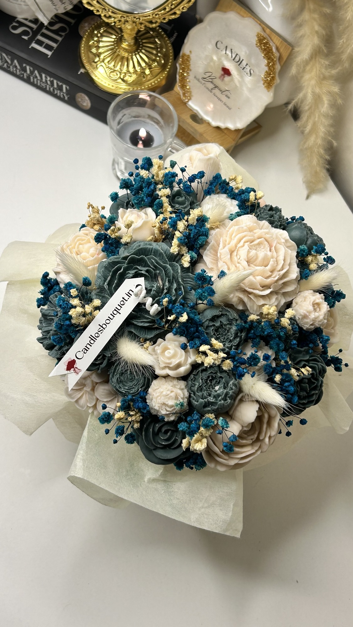 Arabic Gucci Flora Candle Bouquet Arabic Gucci Flora Candle Bouquet