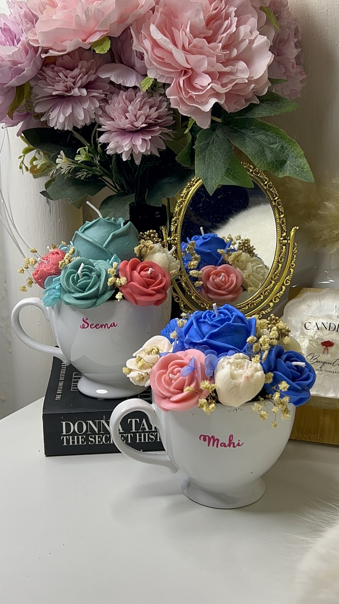 img_6282.jpgBest friend Edition Mug Candle Bouquet with Personalized Name Best friend Edition Mug Candle Bouquet with Personalized Name